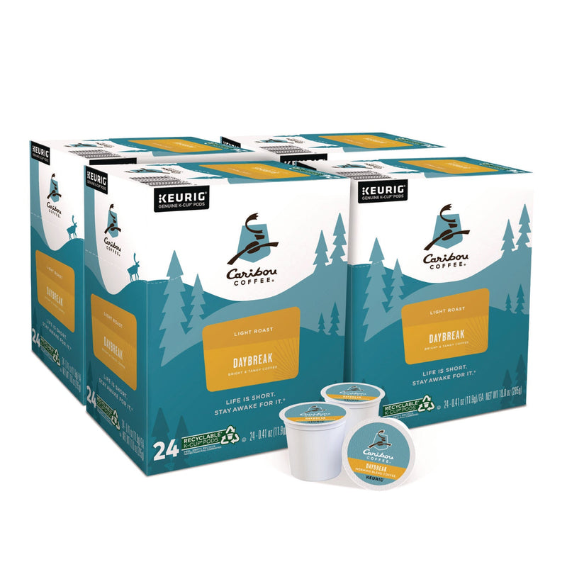 Caribou Coffee® Daybreak Morning Blend Coffee K-Cups, 96/Carton (GMT6994CT) Case of 96