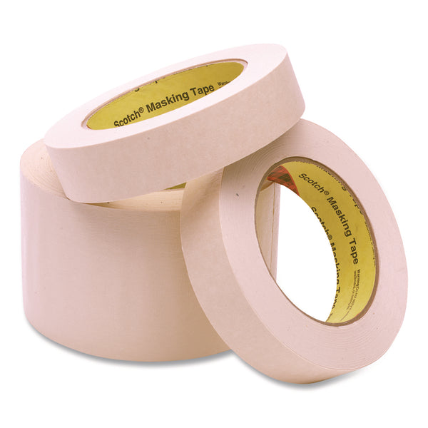Scotch® General Purpose Masking Tape 234, 3" Core, 24 mm x 55 m, Tan, 9/Pack (MMM2341PK) Pack of 9