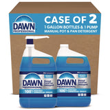Dawn Manual Pot and Pan Dish Detergent, Original Scent, 1 gal Bottle, 2/Carton (PGC15260) Case of 2