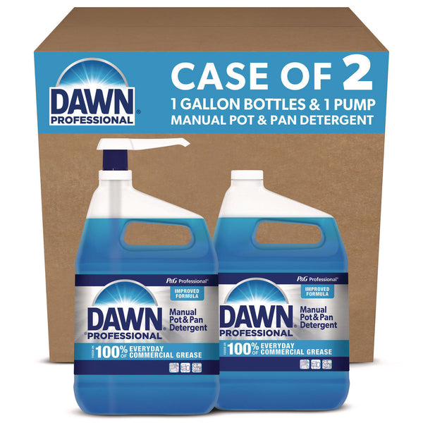 Dawn Manual Pot and Pan Dish Detergent, Original Scent, 1 gal Bottle, 2/Carton (PGC15260) Case of 2