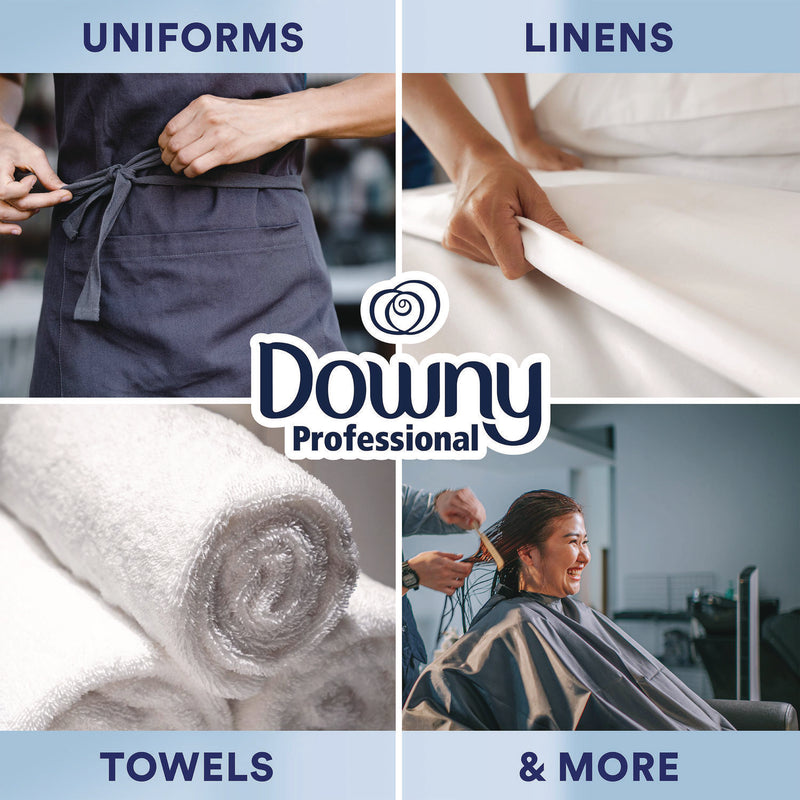Downy Commercial Liquid Fabric Softener, Clean and Fresh Scent, 140 oz Pour Bottle, 4/Carton (PGC14121) Case of 4