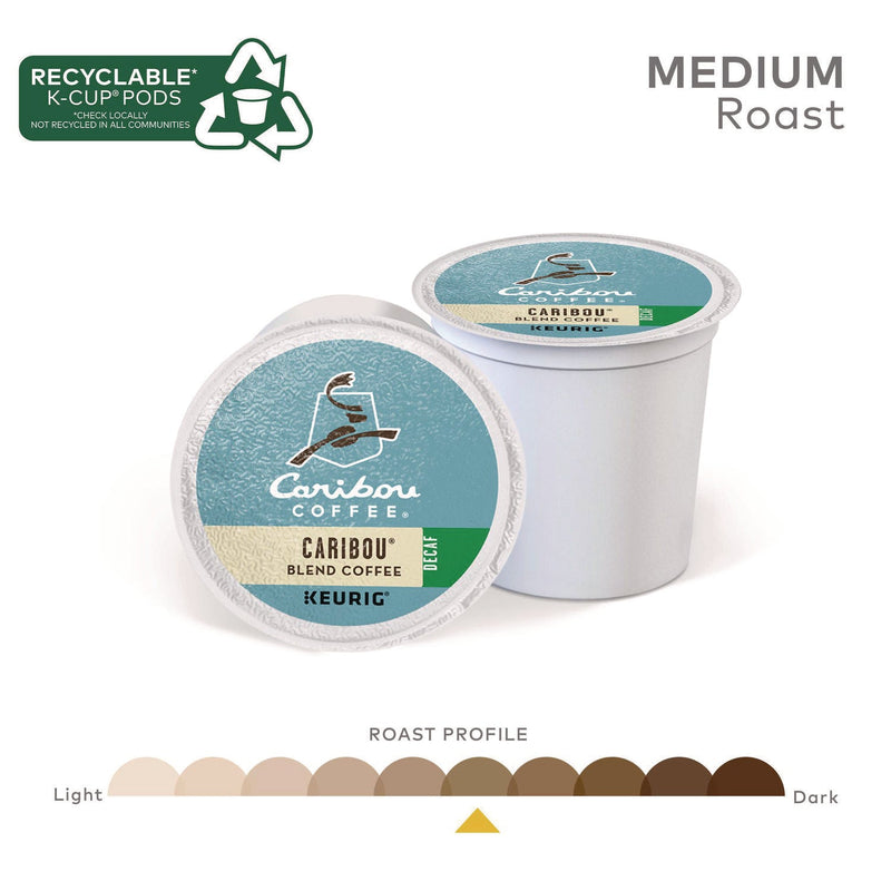 Caribou Coffee® Caribou Blend Decaf Coffee K-Cups, 24/Box (GMT6995) Box of 24