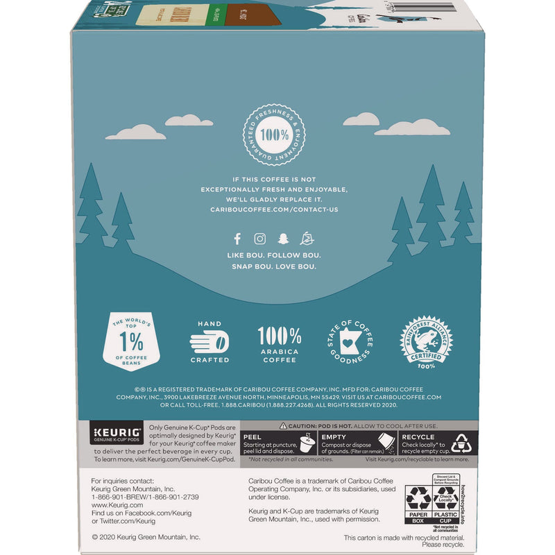 Caribou Coffee® Caribou Blend Decaf Coffee K-Cups, 96/Carton (GMT6995CT) Case of 96