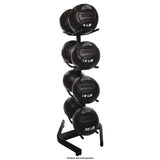 Champion Sports U-Ring Double Medicine Ball Tree, 28" x 28" x 60", Black (CSIDTM1) Each