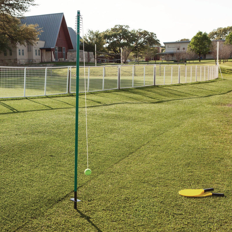 Champion Sports Tether Tennis Game Set, Two Paddles, Two Tennis Balls (CSITTGAME) Each