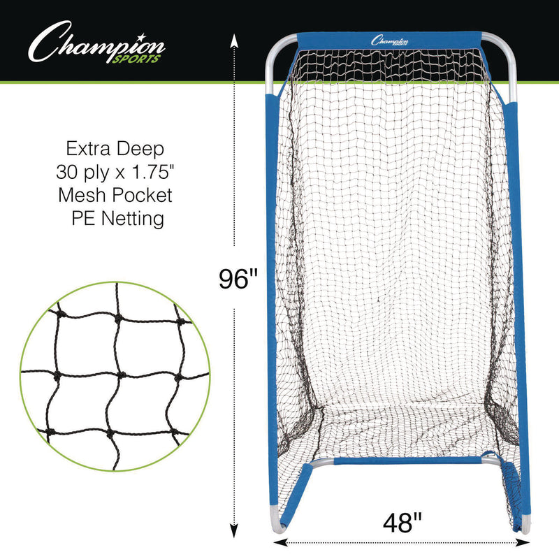 Champion Sports Football Kicking Screen, 96" x 48", 1.5" dia Frame (CSIFKPRO) Each