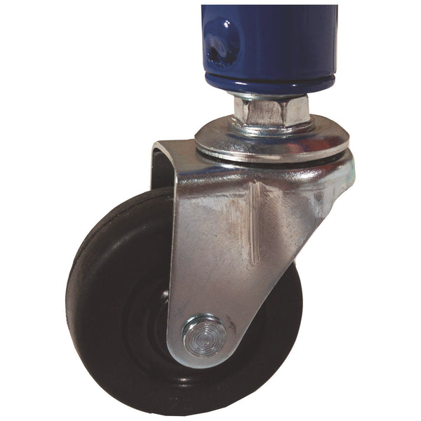 Champion Sports Heavy-Duty Deluxe Ball Cart, Metal, 132 lb Capacity, 17.5 x 59 x 35.75, Blue (CSIBRC18) Each