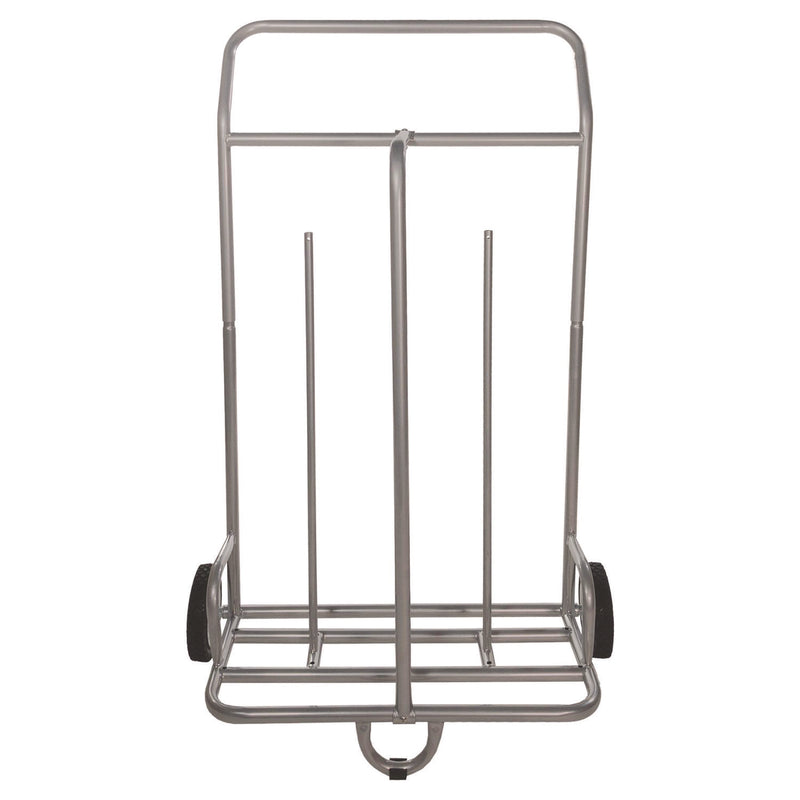 Champion Sports Scooter Storage Cart, Metal, 132 lb Capacity, 16 x 32 x 48, Silver (CSISC036) Each