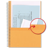 Five Star® Wirebound Notebook, 5-Subject, Medium/College Rule, Randomly Assorted Cover Color, (150) 9.5 x 7.25 Sheets (MEA840030) Each