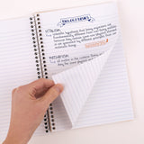 Five Star® Wirebound Notebook, 5-Subject, Medium/College Rule, Randomly Assorted Cover Color, (150) 9.5 x 7.25 Sheets (MEA840030) Each