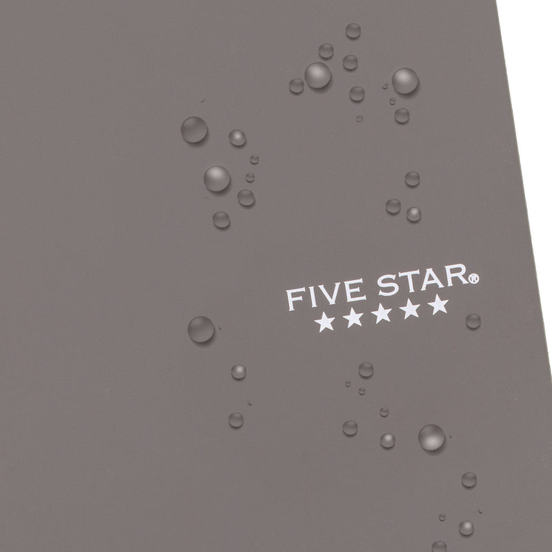 Five Star® Wirebound Notebook, 5-Subject, Medium/College Rule, Randomly Assorted Cover Color, (150) 9.5 x 7.25 Sheets (MEA840030) Each