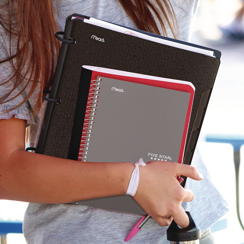 Five Star® Wirebound Notebook, 5-Subject, Medium/College Rule, Randomly Assorted Cover Color, (150) 9.5 x 7.25 Sheets (MEA840030) Each