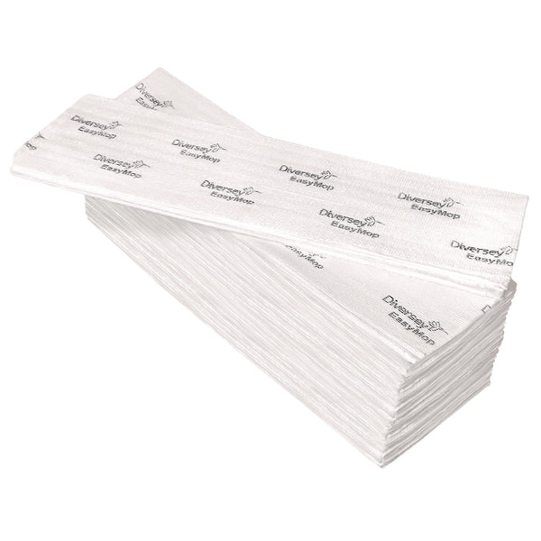 Diversey EasyMop Single-Use Microfiber Mop, 16 x 5.3, 10/Carton (DVOD1232213) Each