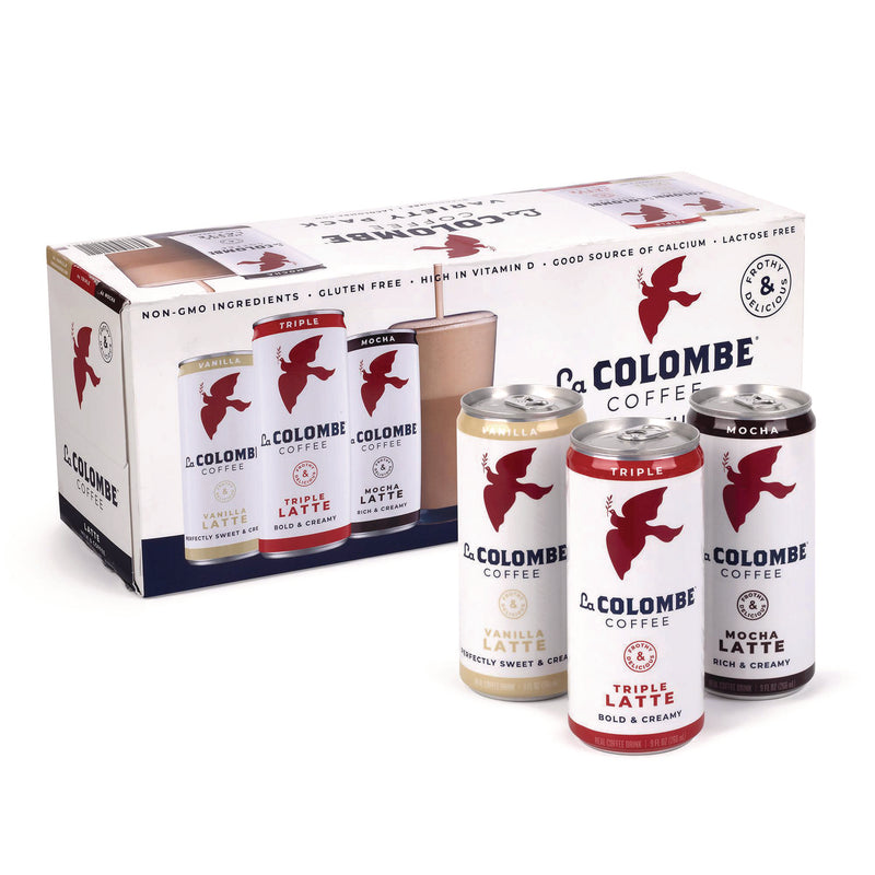 La Colombe® Draft Latte Cold Brew, Assorted Flavors, 9 oz Can, 12/Carton (GRR22002272) Case of 12