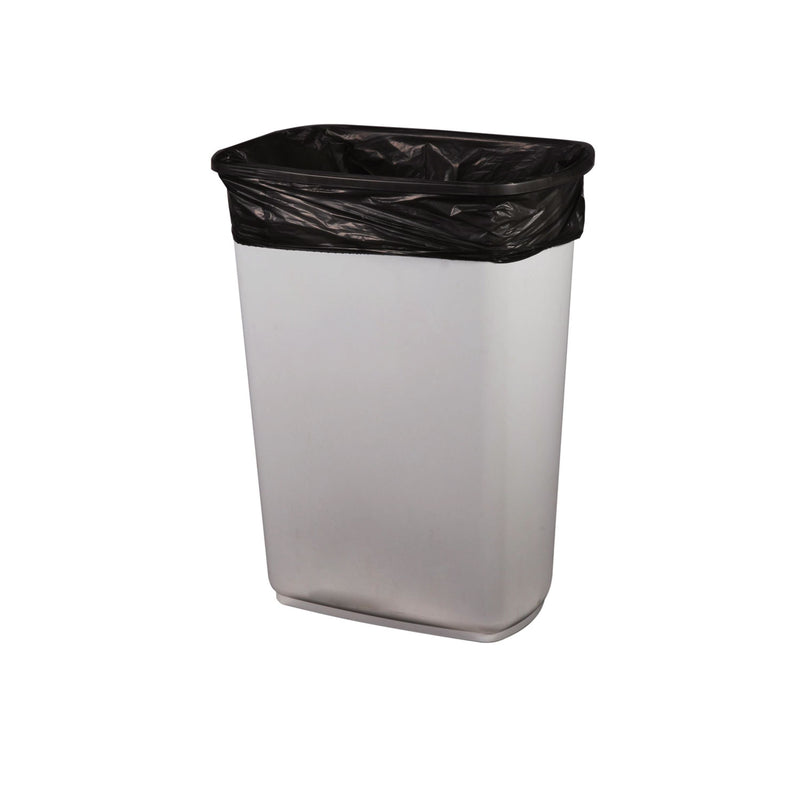 Unisan Low-Density Repro Can Liner, 45 gal, 2 mil, 40" x 46", Black, 100/Carton (HERX8046QK) Carton of 100