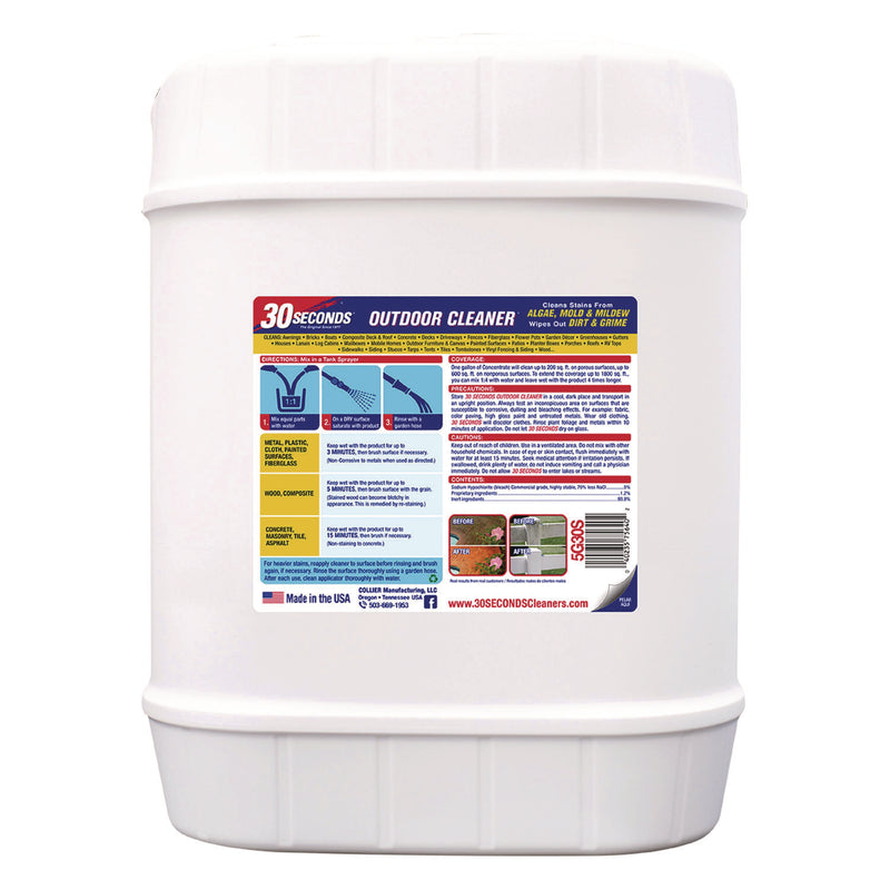 Weiman 30 Second Outdoor Cleaner, Clean Scent, 1 gal Bottle (WMN5G30S) Each