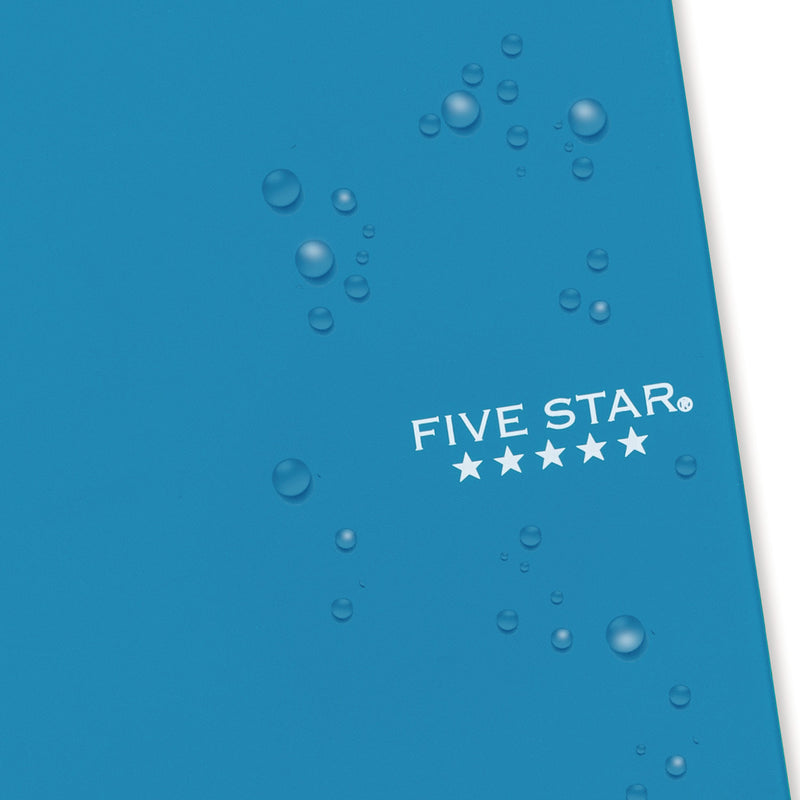 Five Star® Wirebound Notebook, 2-Subject, Medium/College Rule, Assorted Cover Color, (80) 9.5 x 6.52 Sheets, 6/Pack (MEA840029A) Pack of 6