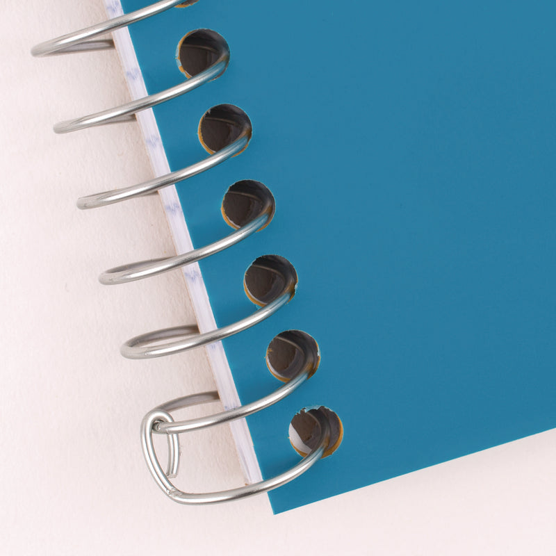Five Star® Wirebound Notebook, 2-Subject, Medium/College Rule, Assorted Cover Color, (80) 9.5 x 6.52 Sheets, 6/Pack (MEA840029A) Pack of 6