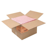 Paterson Grease-Resistant Food Wrap, 12" x 12", Red Check, 5,000/Carton (PDHWG01008) Case of 5000