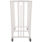 Champion Sports Deluxe Vertical Ball Cage, Fits Approximately 20 Balls, Metal, 20" x 20" x 48", White (CSI20BC) Each