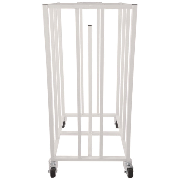 Champion Sports Deluxe Vertical Ball Cage, Fits Approximately 20 Balls, Metal, 20" x 20" x 48", White (CSI20BC) Each