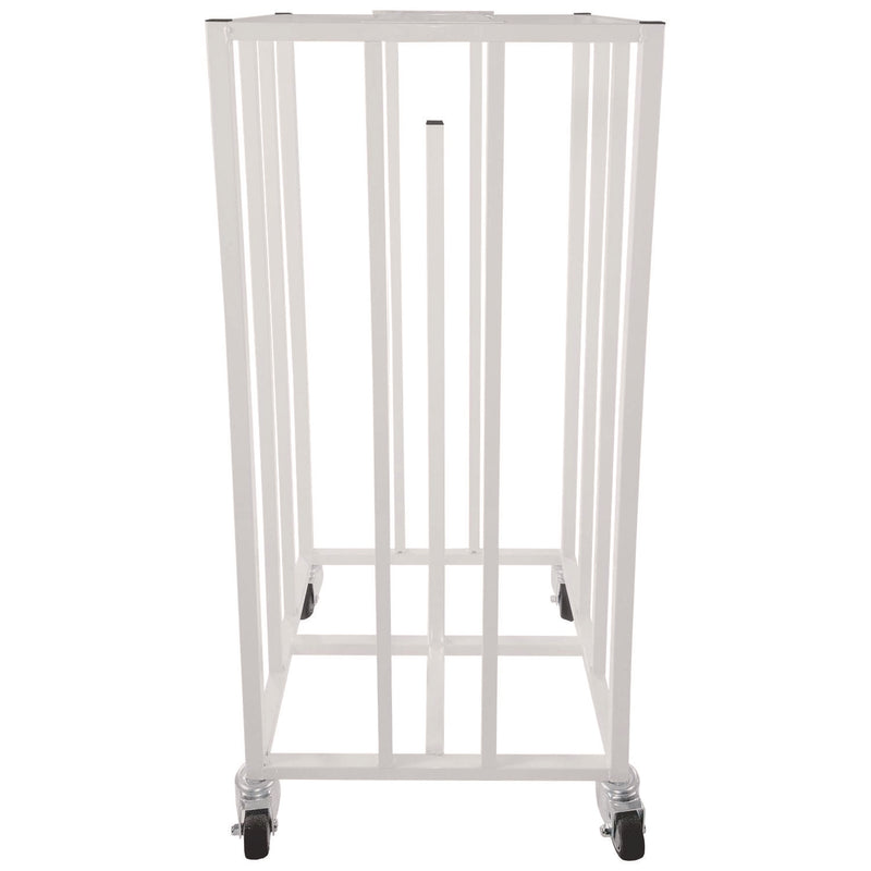 Champion Sports Deluxe Vertical Ball Cage, Fits Approximately 20 Balls, Metal, 20" x 20" x 48", White (CSI20BC) Each