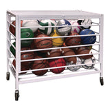 CH Products Economy Locking Ball Carrier, Metal, 264 lb Capacity, 23" x 45" x 32", White (CSIEBLXX) Each