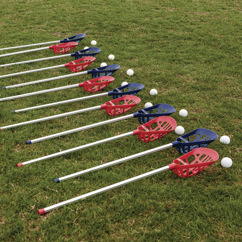 Champion Sports Soft Lacrosse Set, 6 Balls/12 Sticks (CSILAXSR) Each