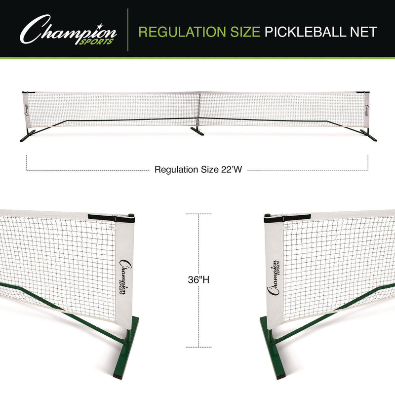 Champion Sports Pickleball Net, 36 ft x 22" (CSIPBNET) Each