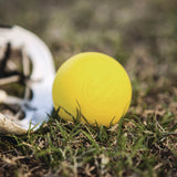 Champion Sports Lacrosse Balls in a Bucket, 11" x 11" Bucket with 36 Yellow Rubber Balls (CSILBYN36) Each