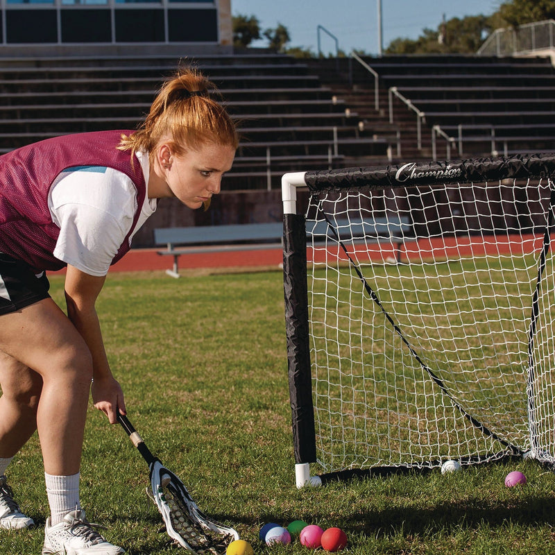 Champion Sports Mini Lacrosse Goal, 3 ft x 3 ft, 1.5" dia Frame (CSIMLG) Each