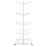 Champion Sports Double Medicine Ball Tree, 12" x 23" x 51", White (CSIMBR2) Each