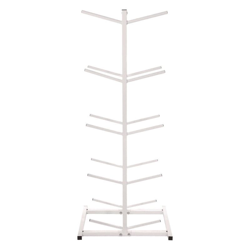 Champion Sports Double Medicine Ball Tree, 12" x 23" x 51", White (CSIMBR2) Each