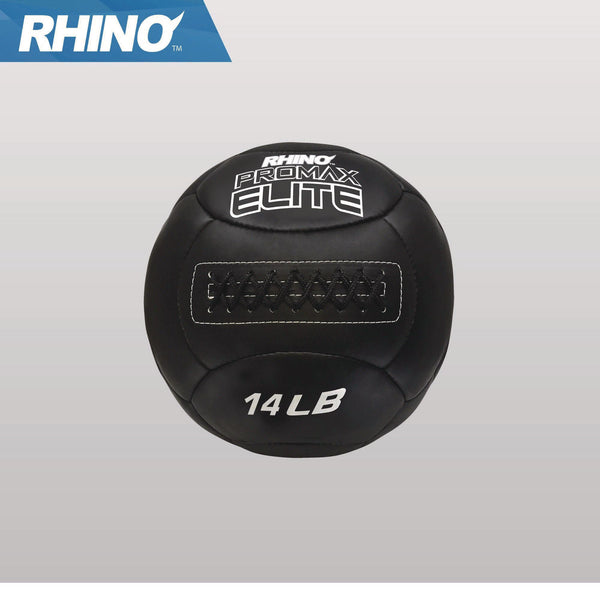 Champion Sports Rhino Promax Elite Medicine Ball, 14 lb, Black (CSIPRX14) Each
