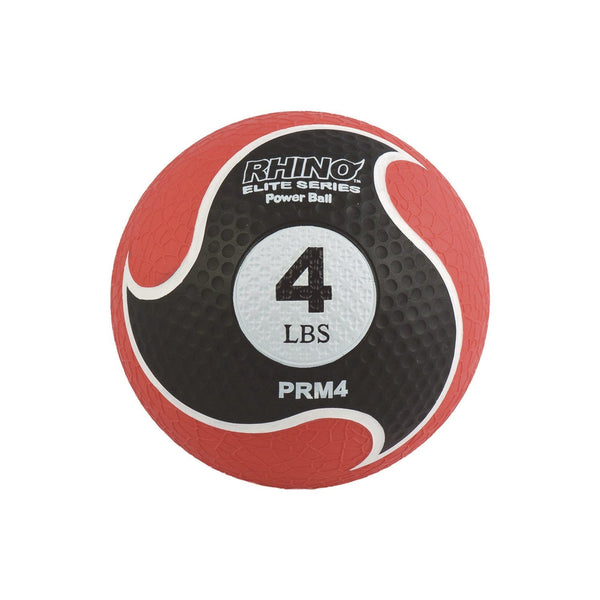 Champion Sports Rhino Elite Medicine Ball, 4 lb, Red (CSIPRM4) Each