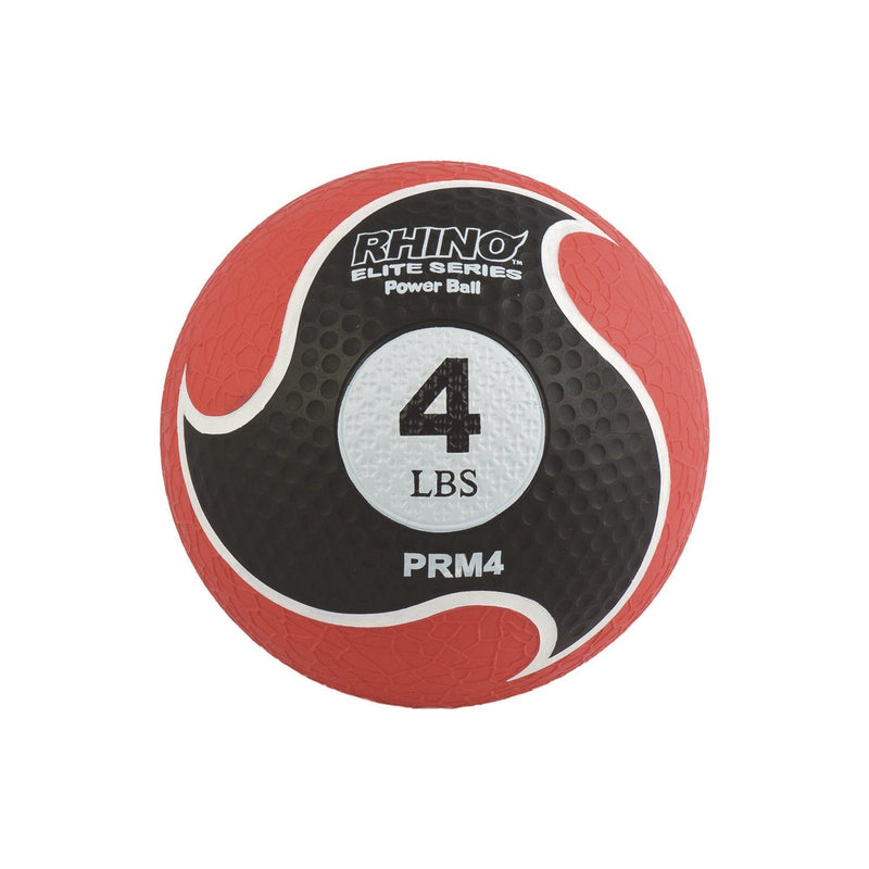 Champion Sports Rhino Elite Medicine Ball, 4 lb, Red (CSIPRM4) Each