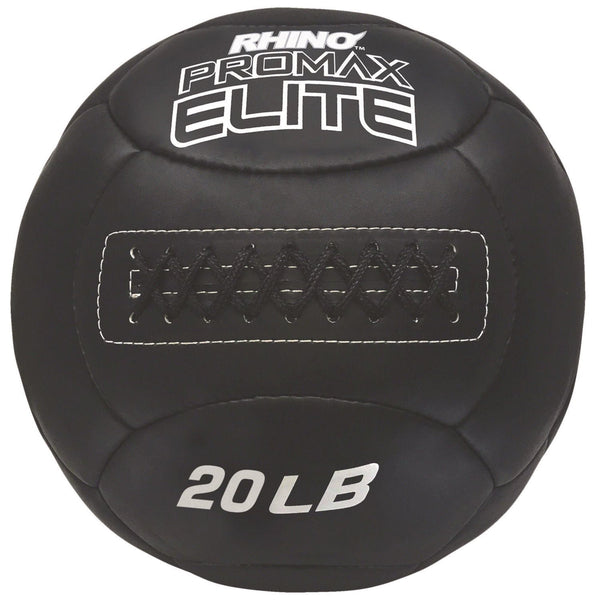 Champion Sports Rhino Promax Elite Medicine Ball, 20 lb, Black (CSIPRX20) Each