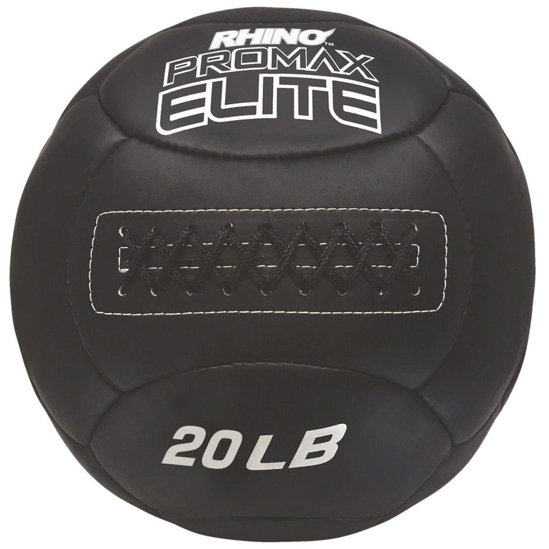 Champion Sports Rhino Promax Elite Medicine Ball, 20 lb, Black (CSIPRX20) Each