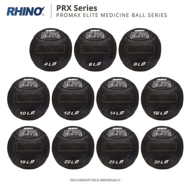 Champion Sports Rhino Promax Elite Medicine Ball, 14 lb, Black (CSIPRX14) Each