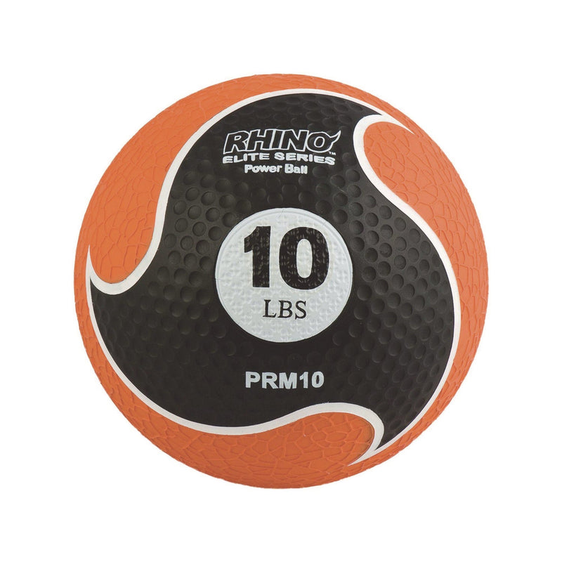 Champion Sports Rhino Elite Medicine Ball, 10 lb, Orange (CSIPRM10) Each