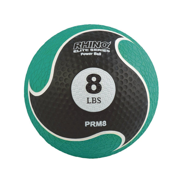 Champion Sports Rhino Elite Medicine Ball, 8 lb, Green (CSIPRM8) Each
