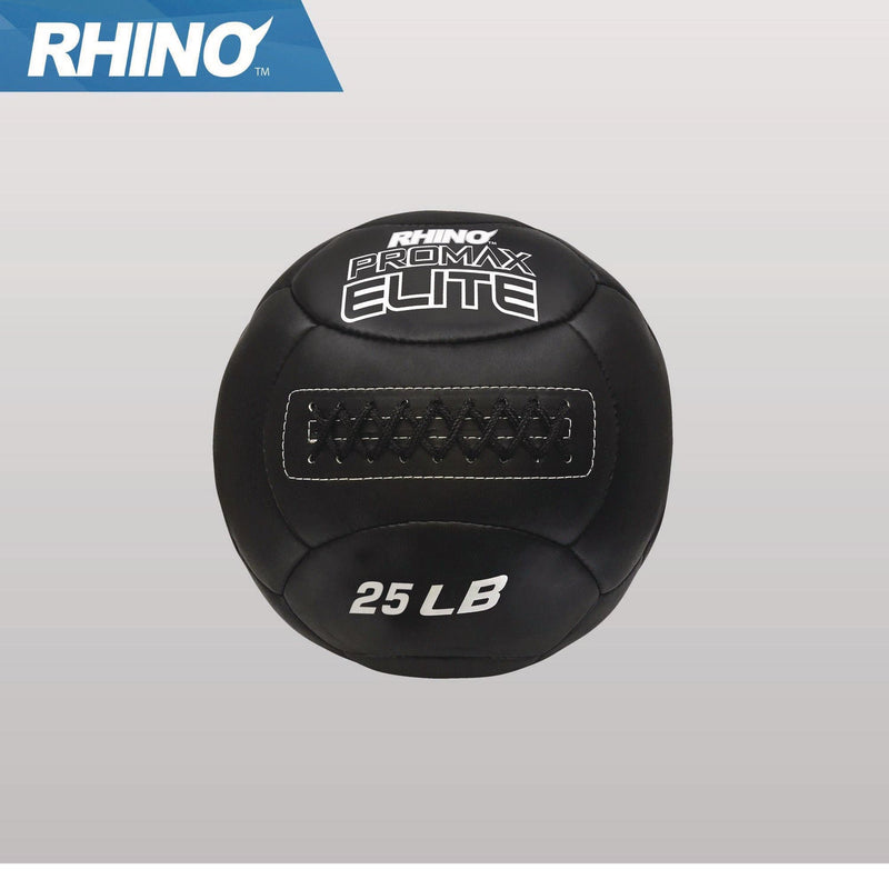 Champion Sports Rhino Promax Elite Medicine Ball, 25 lb, Black (CSIPRX25) Each