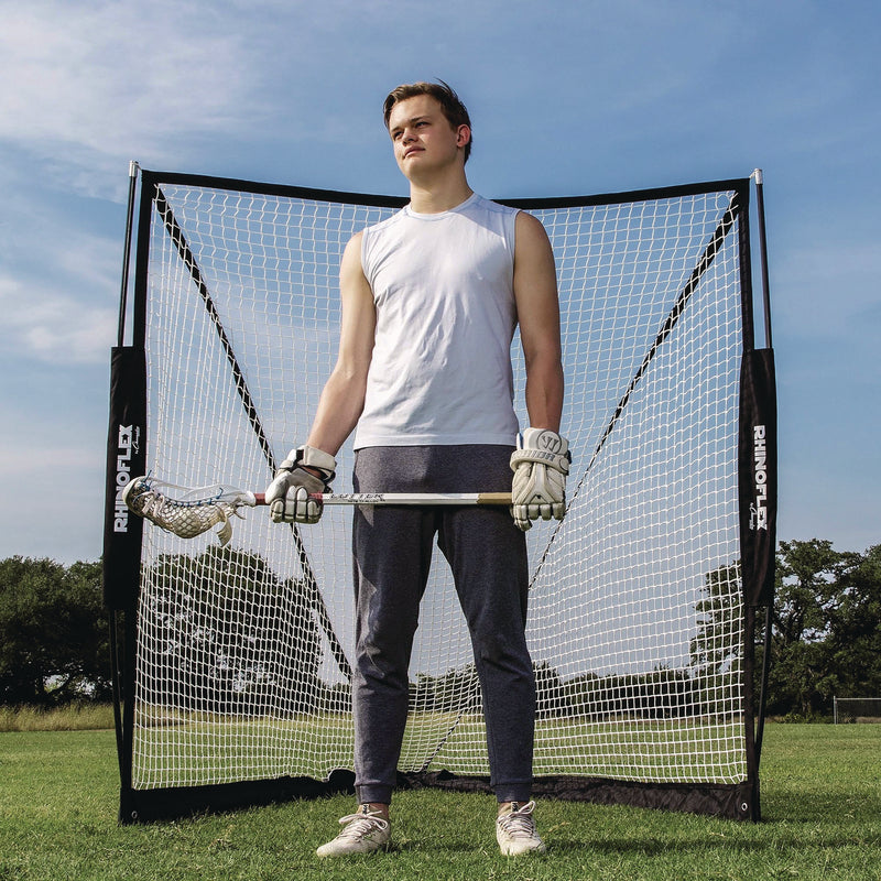 Champion Sports Rhino Flex Lacrosse Goal, 6 ft x 6 ft, 1" dia Frame (CSIRFLG) Each