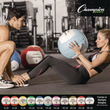 Champion Sports Rhino Promax Medicine Ball, 14 lb, Light Blue (CSIRPX14) Each