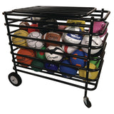 Champion Sports Ultimate Lockable Ball Locker, 24" x 44" x 39", Black (CSIUBX) Each