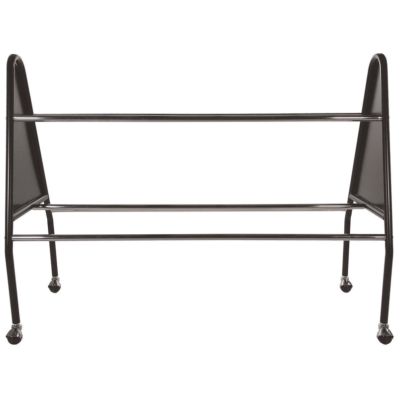 Champion Sports Heavy-Duty Ball Cart, Metal, 132 lb Capacity, 18 x 51 x 38, Black (CSIBRC15) Each
