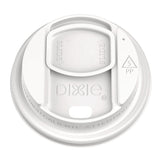 Dixie Smart Top Reclosable Lids for Hot Cups, Fits 10 oz to 20 oz Cups, White, 1,000/Carton (DXEDSL9542) Case of 1000