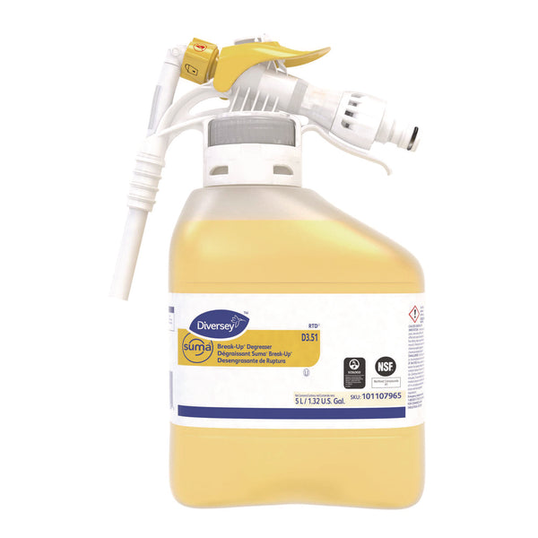 Suma Break-Up Degreaser D3.51, 5 L Bottle with Sprayer (DVO101107965) Each