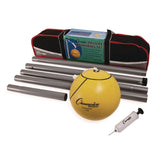 Champion Sports Deluxe Tether Ball Set, Tetherball/102" Cord/(4) 24" Telescoping Poles/Carry Bag/Pump with Needle (CSIDTBSET) Each