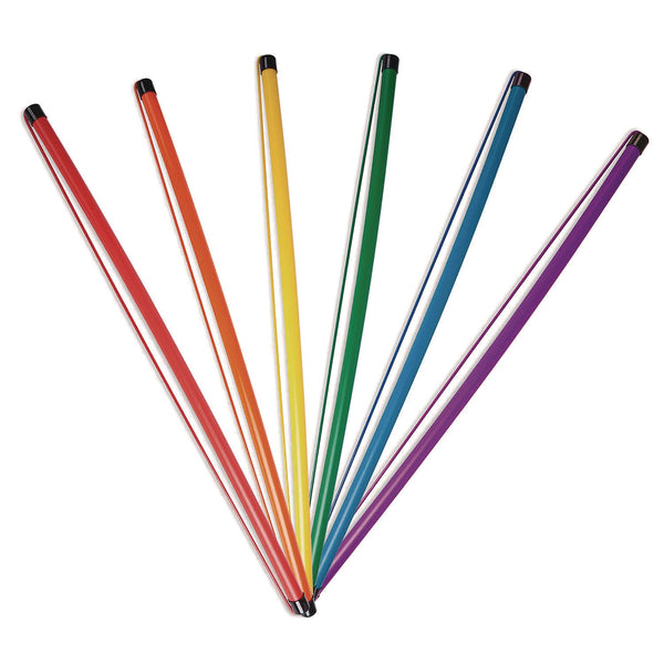 Champion Sports Jump Rope Baton Set, 32", Assorted Colors, 6 Batons/Set (CSIJK6SET) Each